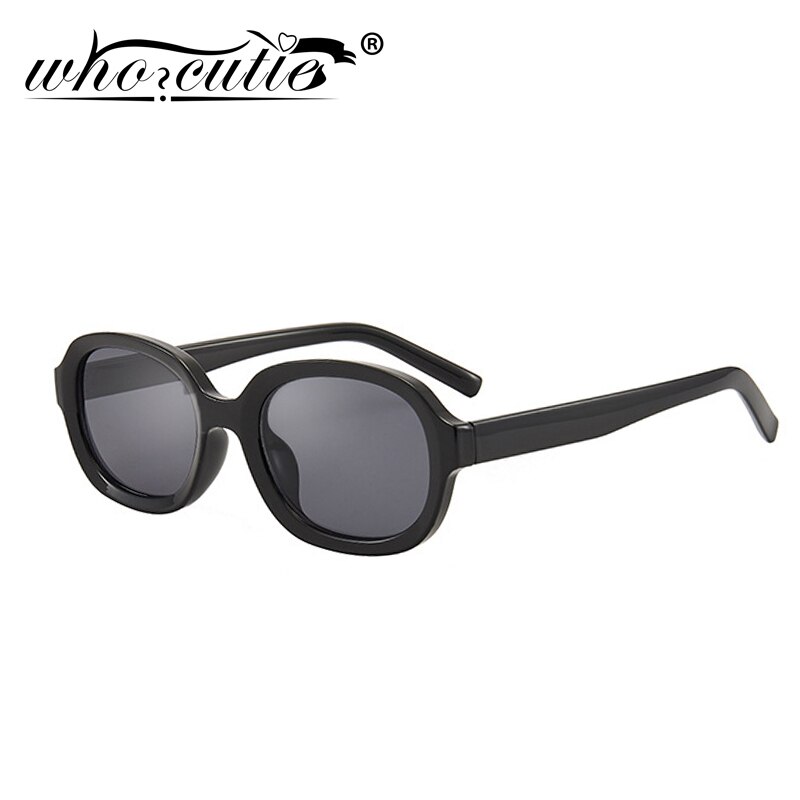 Vem sötnos trendiga 90s solglasögon dammärke retro oval båge solglasögon nyanser korea stil sunnies kvinnlig  s161