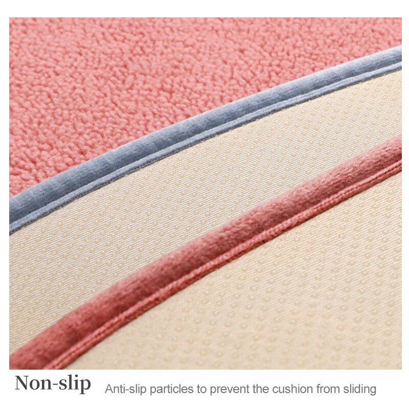 Karcle Car Seat Cover Set Backrest Headrest Cover Protector Polar Fleece Back Pad Mat Universal for Auto Interior Truck SUV