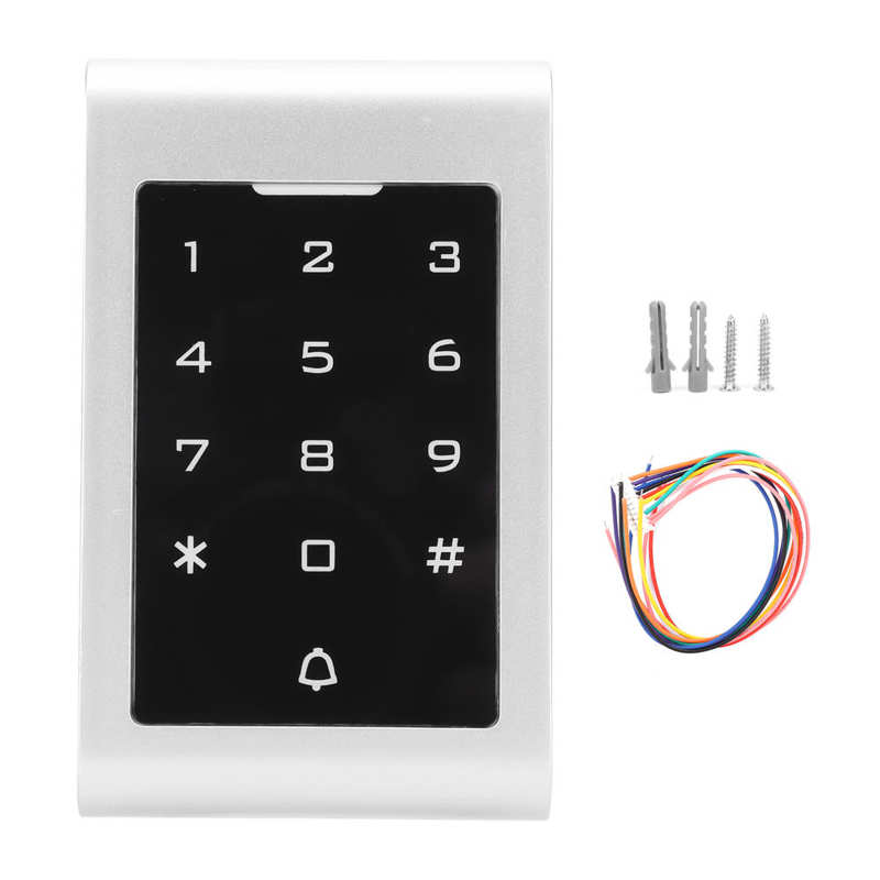 13.56MHz RFID Access Control System Password IC Card Backlit Keypad Touch Screen Attendance Machine