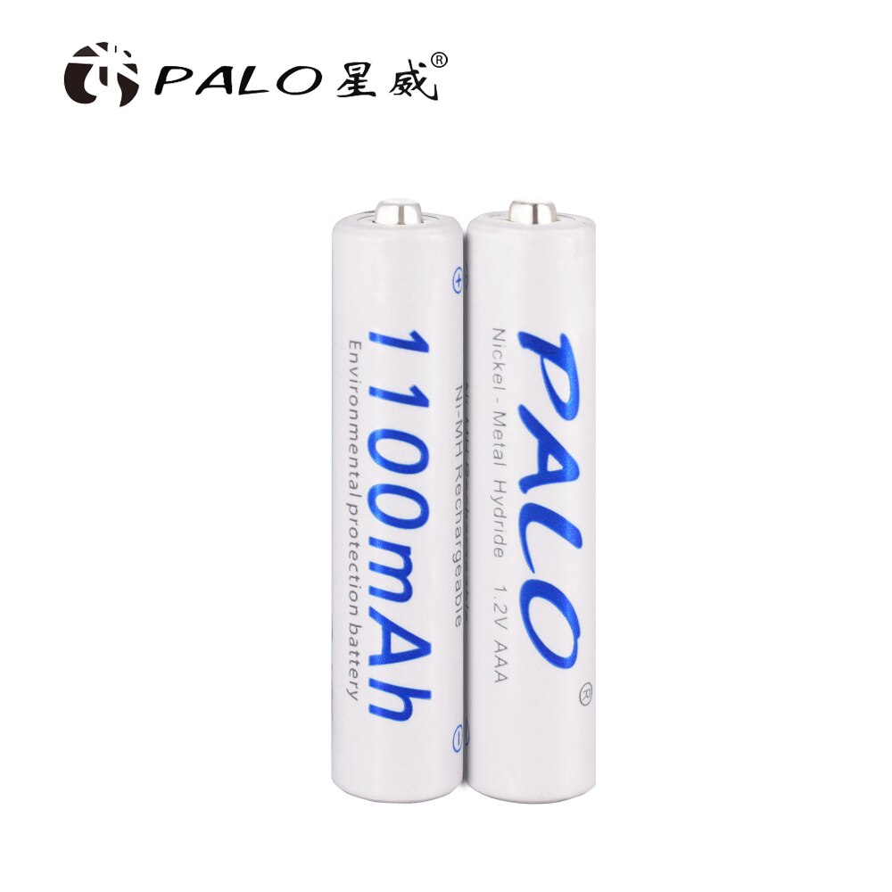 2-16pcs AAA 1100mAh NI-MH rechargeable AAA battery AAA 3A ni mh nimh 1.2V 1.2volt original high capacity current batteries: 2pcs