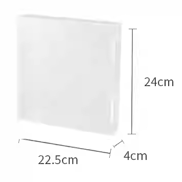 Clear Paper Storage Box,Plastic Scrapbook Paper Storage Organizer with Handle for Paper,Portable Craft Paper,Board Game Storage: Orange