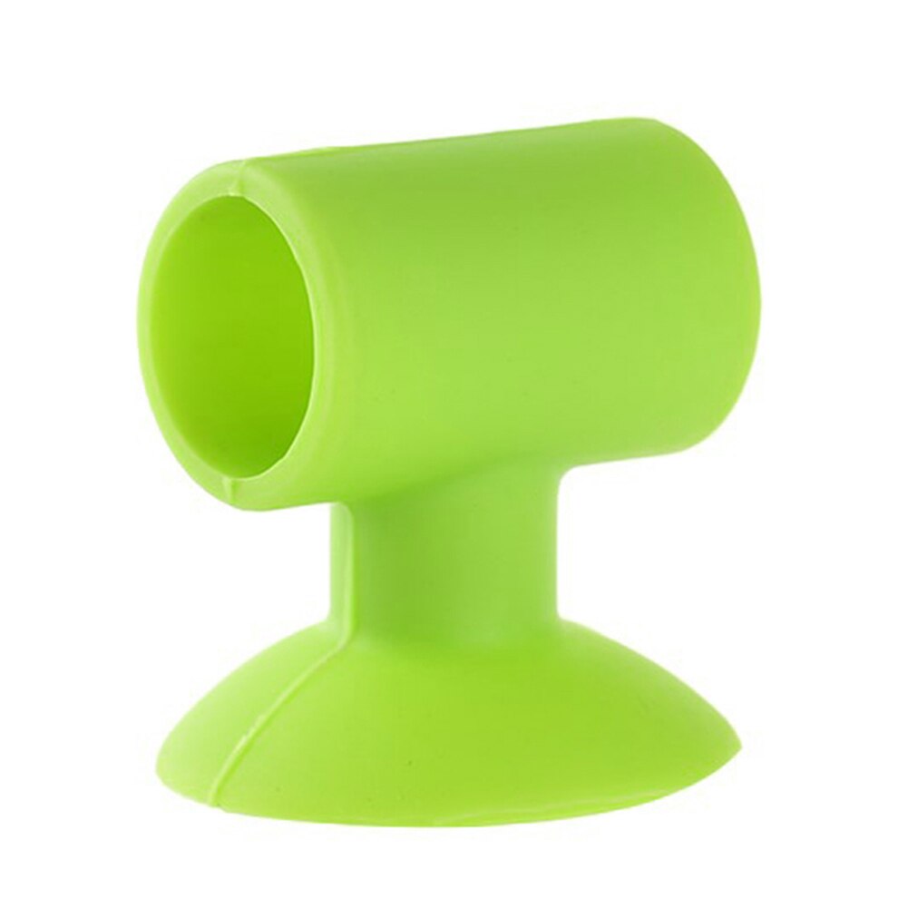 Silicone Door Handle Knob Crash Pad Wall Bumper Guard Stopper Anti Collision Suction Pads TN88: green