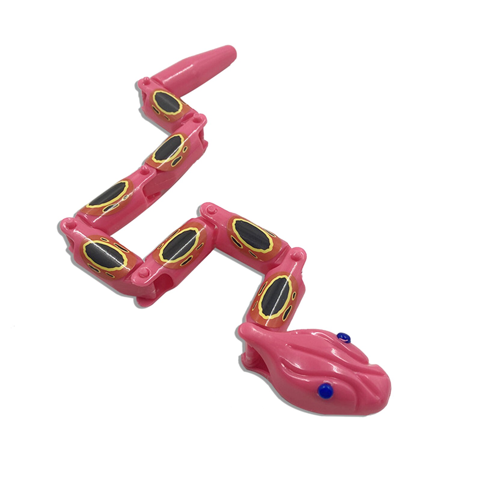 31Cm Simulatie Ratelslang Plastic Wiggle Snake Met Deelnemen Stukken Fun Jointed Slang Speelgoed Funny Tricky Eng Speelgoed Voor kids