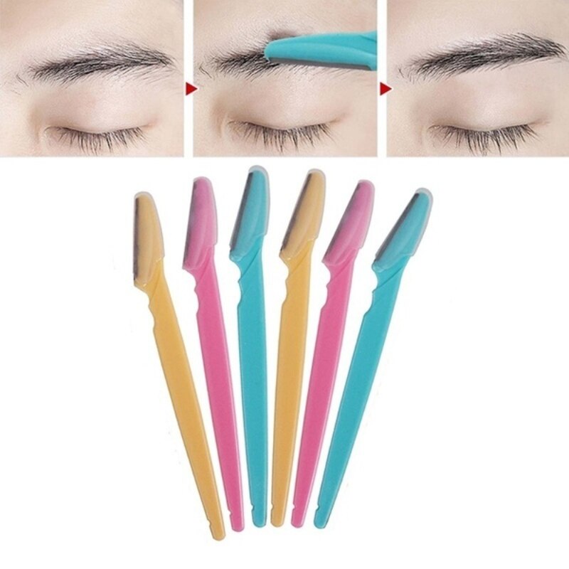 3/4/10Pcs Eyebrow Trimmer Face Blade Shaver for Women Eye Brow Epilation Hair Removal Cutters Safety Cutting Beauty Makeup Tools