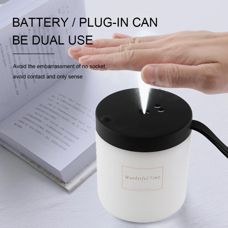 Intelligent Sensor Sprayer Automatic Alcohol Disinfection Sprayer 7 Color Infrared Induction Touchless Hand Sanitizer Dispenser