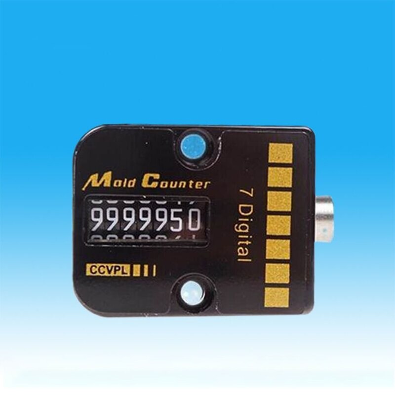 7-Digit Counter Mechanical Counter 0-9999999 Digital Small Industry Counter Automatic Memory Machine For Industry Molds M0XC