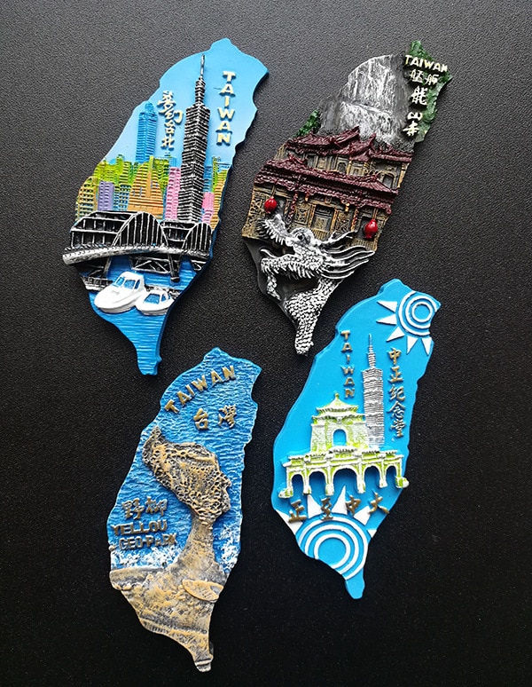 3d Resin Refrigerator Stickers Taiwan Tourist Attractions Taipei Fridge Magnets Souvenirs Home kitchen Decoration Ideas