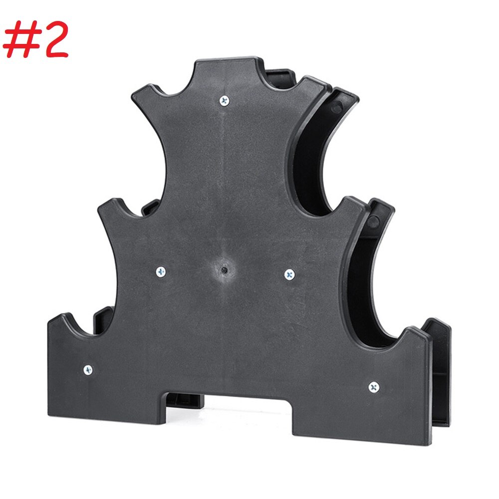 3-Tier Weight Lifting Rack Stands Dumbbell Weightlifting Holder Dumbbell Floor Bracket Home Exercise Accessories: Style 2