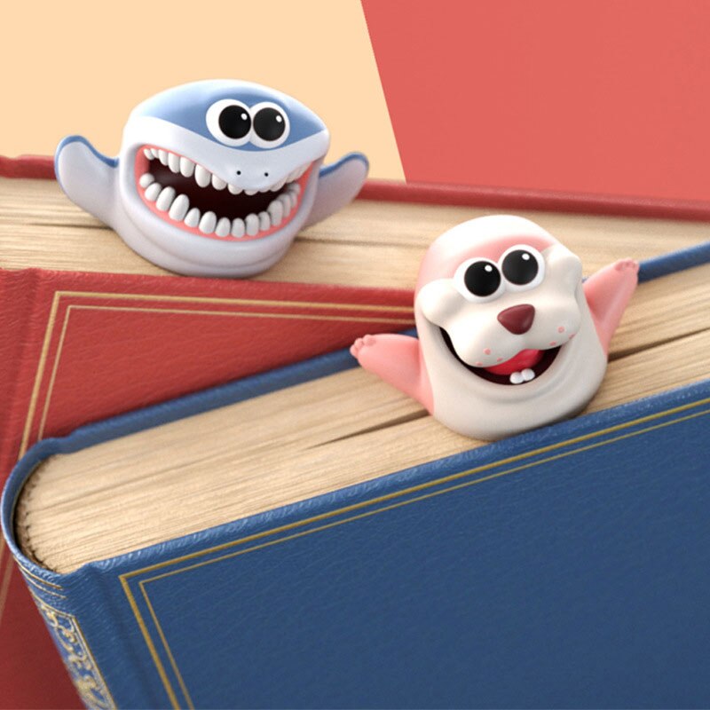 Wacky Bookmark Stereo Kawaii Cartoon Bookmark 3D Animal Wacky Bookmarks for Book PR