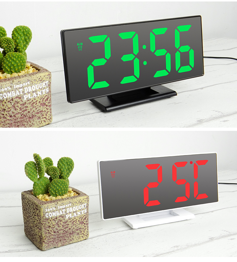 Suuri numeronäyttö despertador led-herätyskello lämpötilanäyttö digitaalinen yövalot kellopöytä torkkutoiminnolla usb kodinsisustus