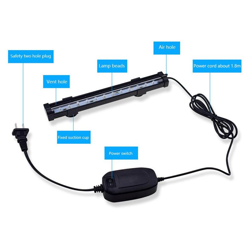 Aquarium Led Bubble Light Kleurrijke Verlichting Met Aquarium Led Kleur Lamp Tank Duiken Light Remote Bubble Controle Licht Vis T3F2