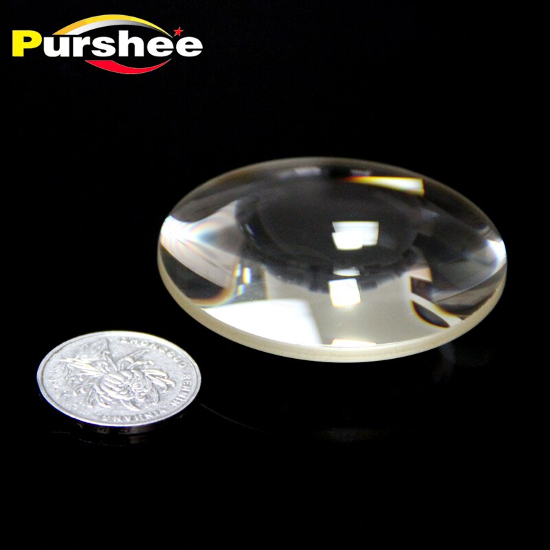 Glass double convex lens(ZF12) D=55mm