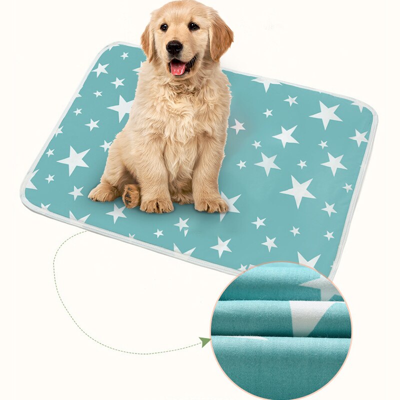 Alfombrilla absorbente para orina de perro, almohadilla transpirable para pañales, cojín portátil de viaje para cachorros, impermeable, funda lavable para asiento de perro y gato, suministros para mascotas