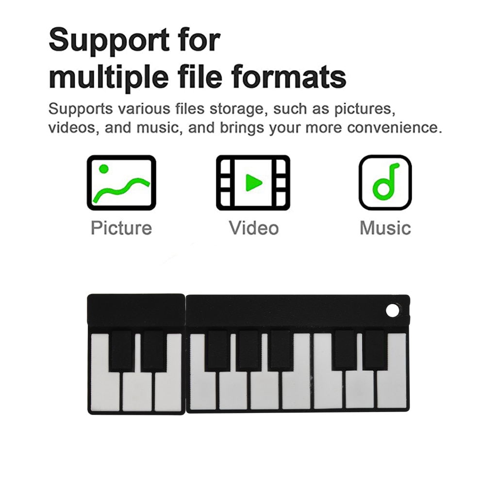 cartone animato pianoforte chiave veloce unità 64GB memoria bastone USB veloce unità 64 gb2.0 cartone animato penna unità 64GB USB bastone 64GB regalo USB