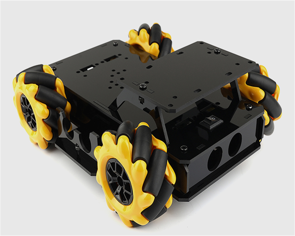 4wd Omni-Directional Mobile Trolley Mcnum Wheel Trolley Chassis Wheat Wheel 60mm