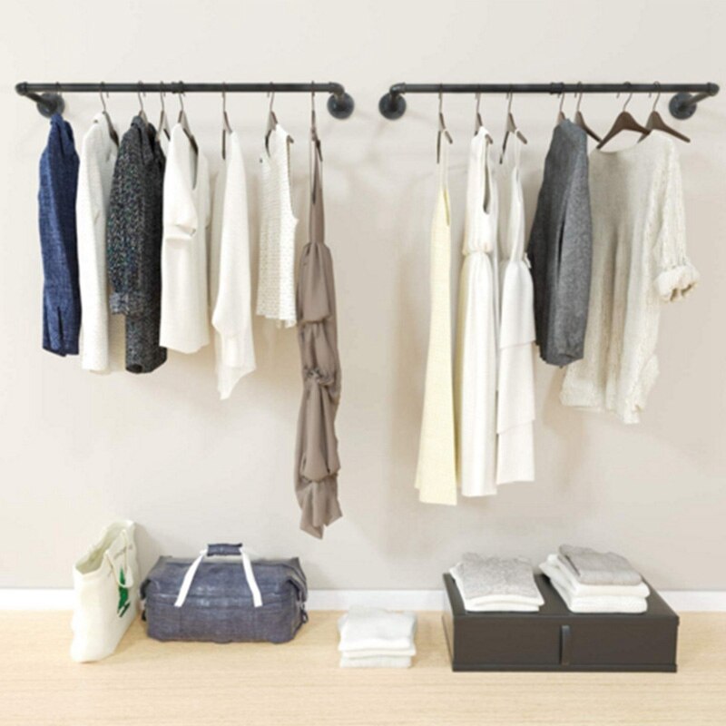 Étagère suspendue murale polyvalente pour vêtements de chambre à coucher, gain de place