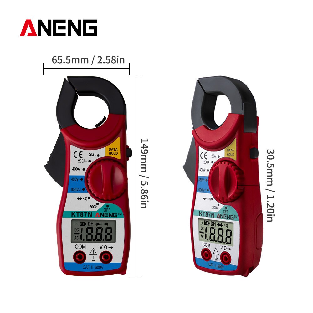 Aneng KT87N Lcd Digitale Multimeter Amperemeter El Grandado Aneng KT87N Lcd Digitale Multimeter Amperemeter El Grandado