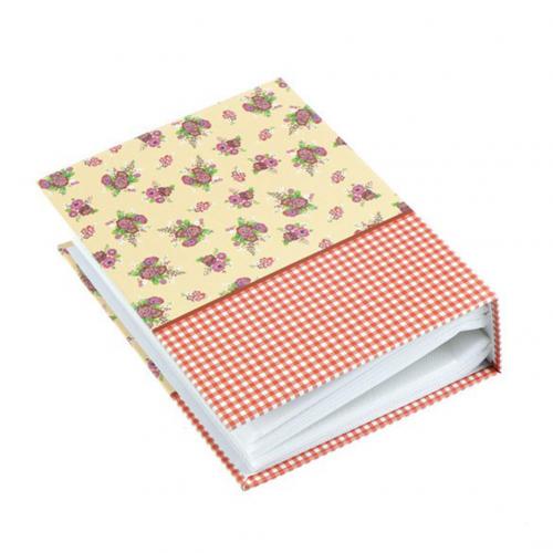 100 lommer fotoalbum søde blomster familie billedalbum hukommelse opbevaring taske holder boligindretning hus dekoration: Orange