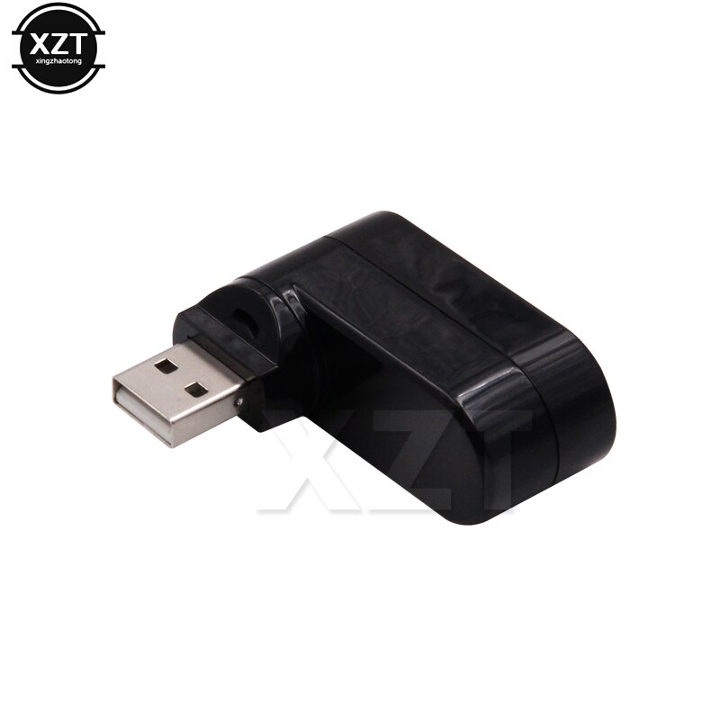 1pcs Mini USB 2.0 Hub 4 Ports Rotate Cable USB Splitter Hubs Adapter Cable High Speed Portable data transmission