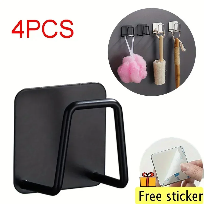 Küche Zubehör Küche Waschbecken Schwamm Halter Regal Klebe Halter Ablauf Trocknen Rack Wand Haken Zubehör Lagerung Organizer: Burgunderrot