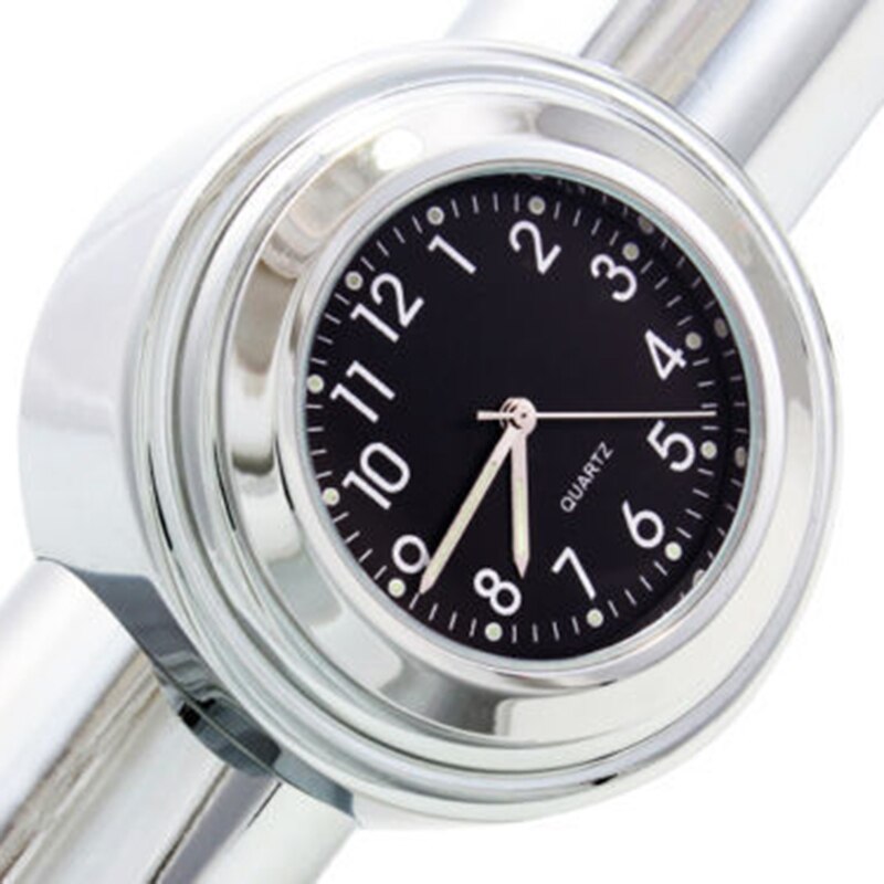 Motorrad Lenker Montieren Quarz Uhr Uhr Staubdicht Quarz Aluminium Legierung Lenker leuchtend Zeitplan Universal- Auto Uhr