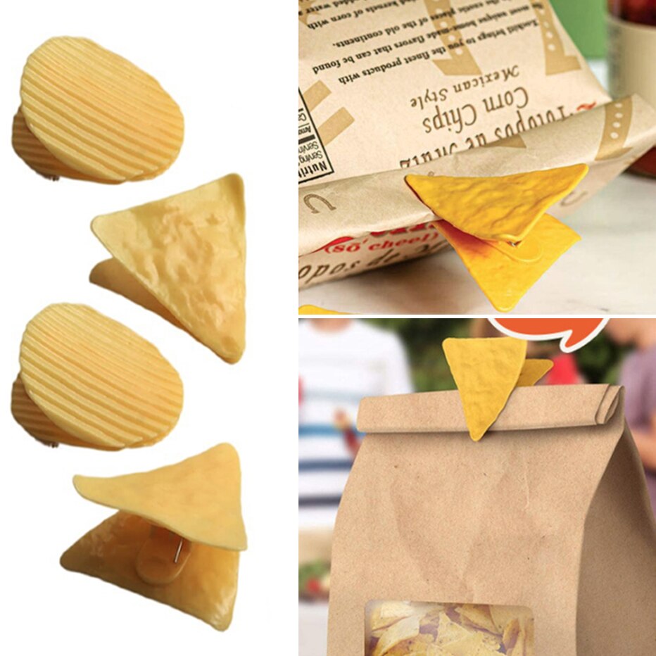 Potato Chips Clip Bag Clips Food Seal Clip Storage Snack Sealing Clip Food Packaging Sealer Plastic Clip