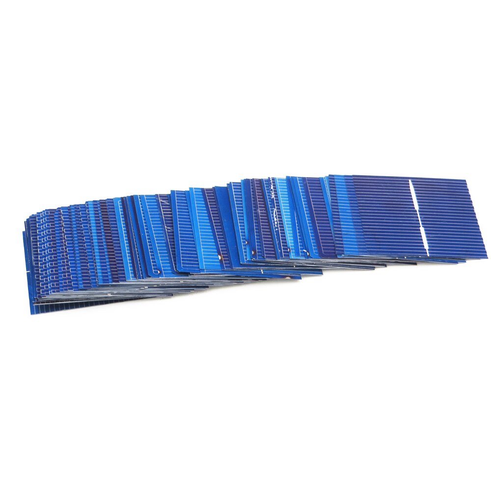 50pcs x Solar Panel Painel Cells DIY Charger Polycrystalline Silicon Sunpower Solar Bord 39*39mm 0.5V 0.25W