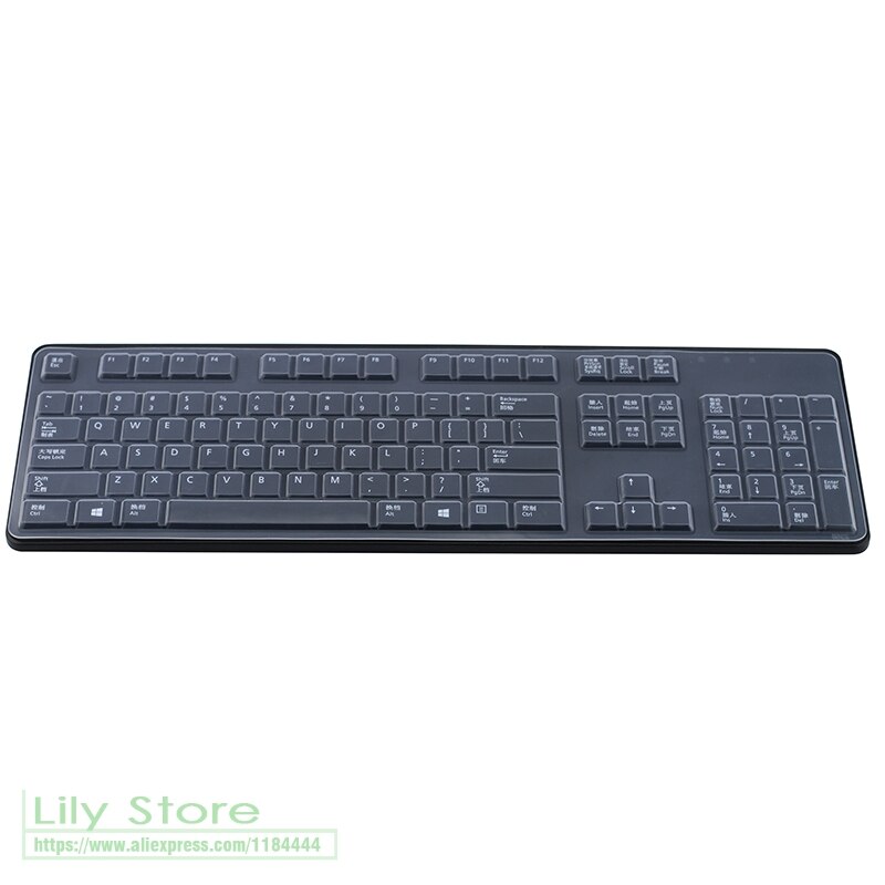 Pour Dell KB212-B KB4021 SK-8120 ordinateur de bureau ordinateur d'affaires tout-en-un PC clavier couverture protecteur ordinateur de bureau film: clear