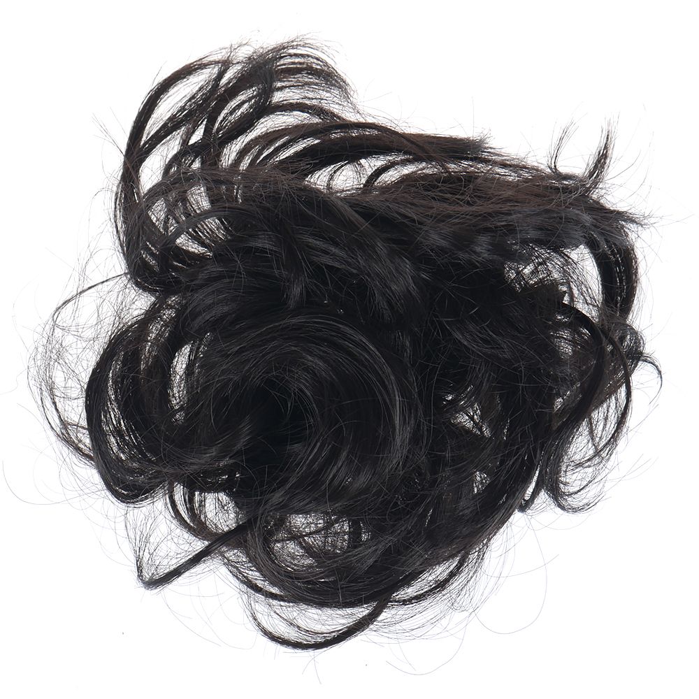 1 Pc Netwerk Populaire Diy Hair Styling Donut Natuurlijke Haar Chouchou Nep Pony Vrouwelijke Extensions Haarstukje: 1