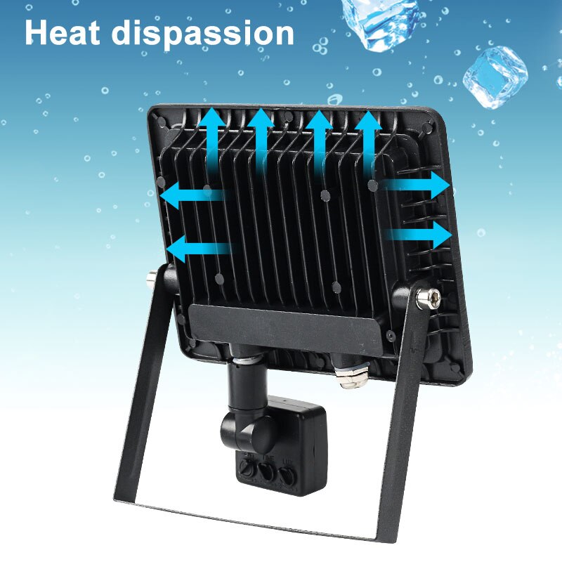 10W 20W 30W 50W 100w 150w 200w garden search Wall lamp led flood light outdoor projector Landscape PIR Motion sensor light AC220