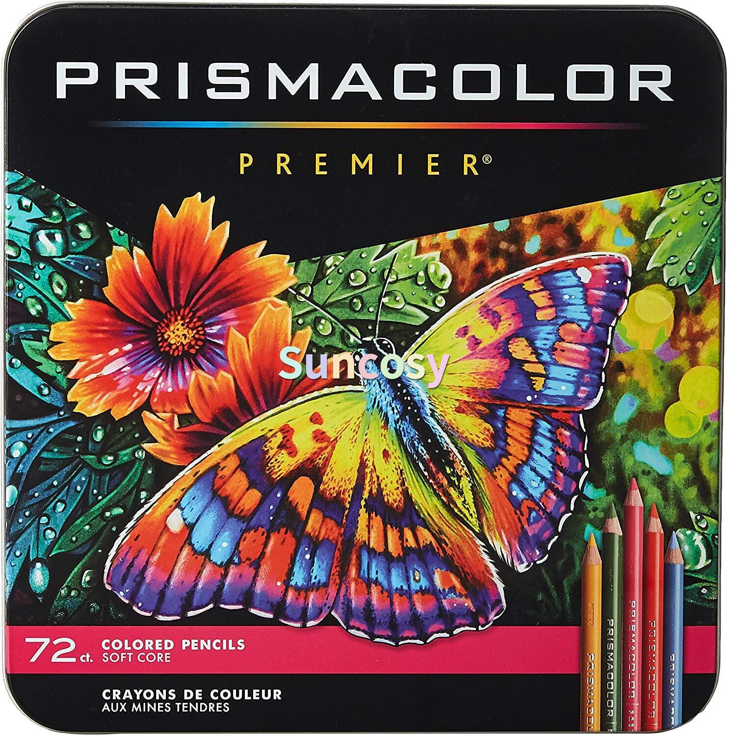 1 Set Prismacolor Premier Soft Core 150 132 72 48 36 Set di matite colorate Prismacolor Tin matite colorate professionali per artisti