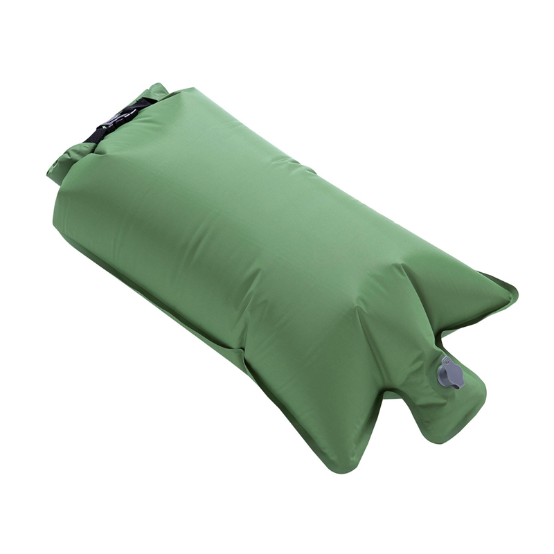 Aufblasbarer schlafsack für camping, zuhause, hof, tragbarer, faltbarer luftsack für isomatten, outdoor-matten, wandern und trekking