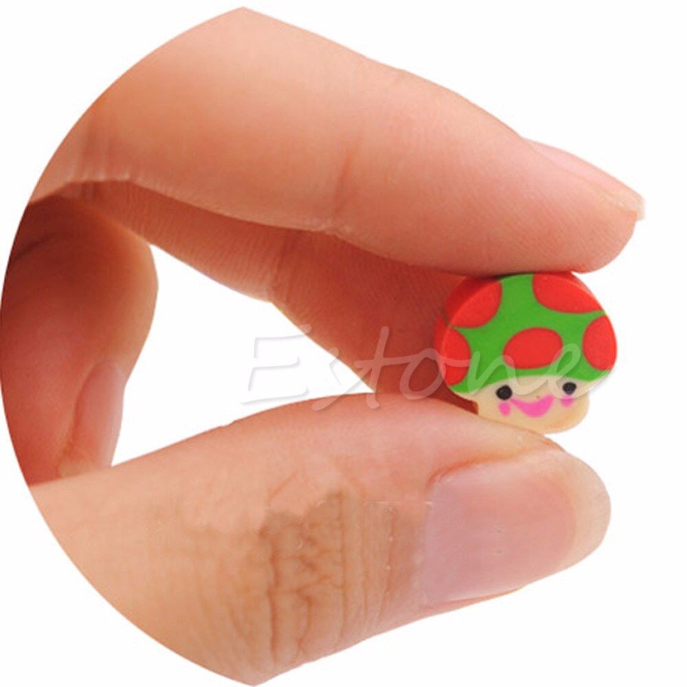50 kpl mini söpö hedelmäinen kumi kawaii kynä pyyhekumi lasten lasten kouluopiskelijoiden paperitavaralelu
