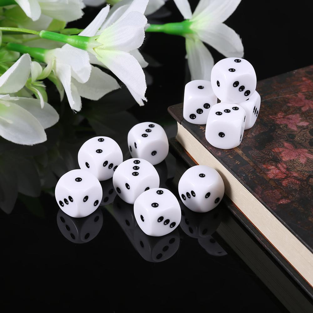 10Stck 16mm D3 Sechs Seitige Würfel Perlen Für RPG Poly Schreibtisch Tisch Spielen Spiele