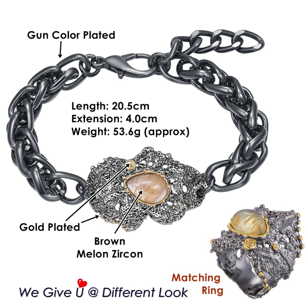 Dreamcarnival 1989 nova exagerada mulher pulseira áspera superfície festa jóias forte personagem água melão zircão vintage wb1240