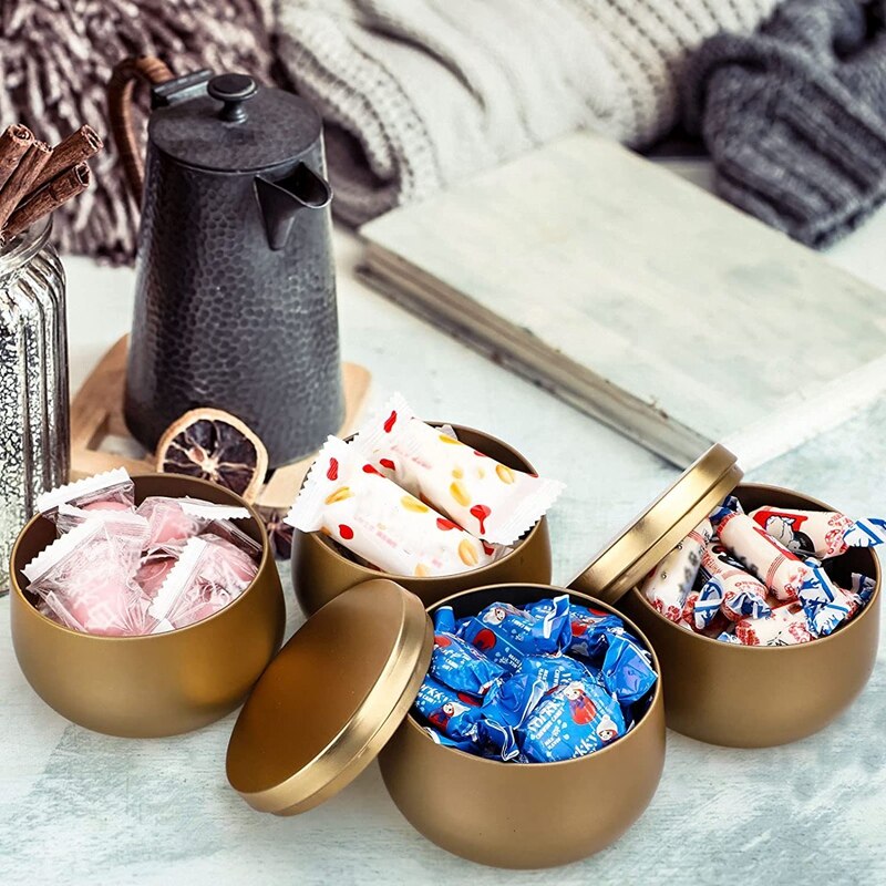 ! Candle Tin 24 Piece, 8Oz, 3 Color Candle Containers, Candle Jars For Candle Making, DIY Candle Can Set