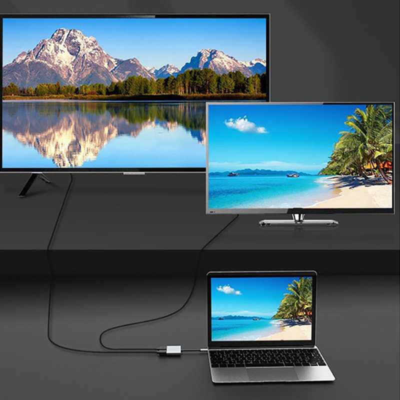 4 w 1 2 w 1 Typ C do podwójnego HDMI Rozgałęźnik rozszerzający PD USB HUB 4k Multi Displayer Converter Obsługa szybkiego ładowania