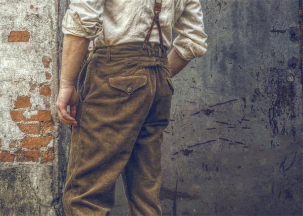 Broek Voor Mannen Casual Vintage Corduroy Broek Katoen Straight Hoge Taille Slijtage Wedstrijd Casual Heren Broek Klassieke Broek