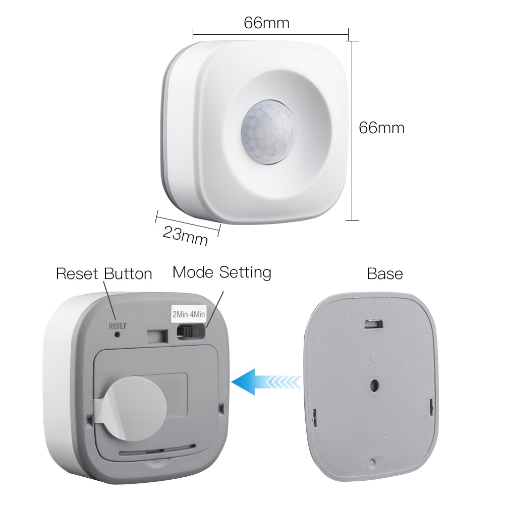 Smart Wifi Pir Motion Sensor Human Detector Smart Leven Tuya App Controle Alarmsysteem Smart Body Beweging Sensor Werken Met ifttt