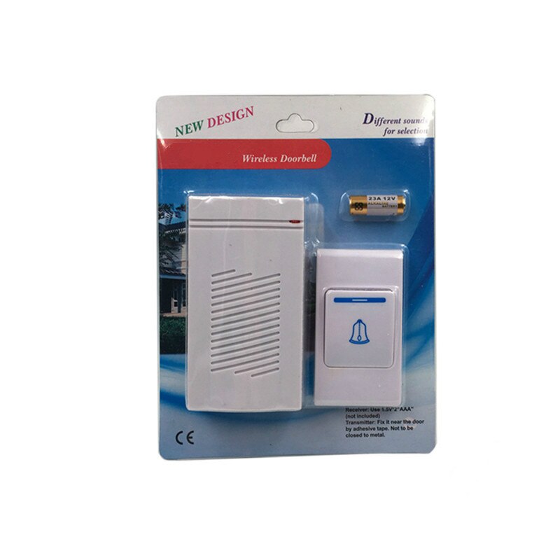 ANPWOO Wireless Doorbell Gate Alarm Doorbell Stable Sensitivity Smart Home Battery Chime Doorbell Intercom System 12 Tune Songs