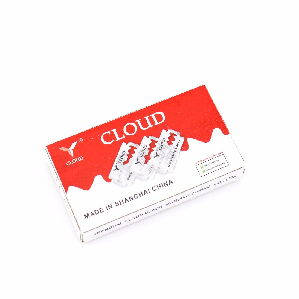 Stainless razor blade Double edge shaving blades CLOUD 100PCS/LOT