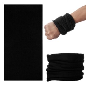 Sportliche lauf- und radsocken für damen und herren, dünn, atmungsaktiv, schnelltrocknend, kurze kompressionssocken für Fitness und freizeit: Schwarzer schal einheitsgröße / Männer 40-44