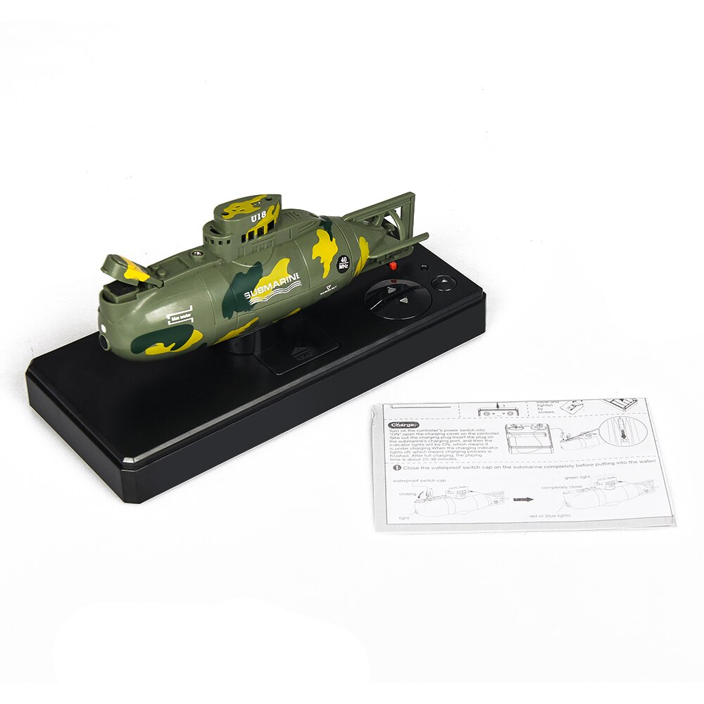 Roman Speelgoed 3311M Mini Rc Submarine Rc Speelgoed Afstandsbediening Speelgoed Waterdichte Duiken Voor Kinderen Jongens