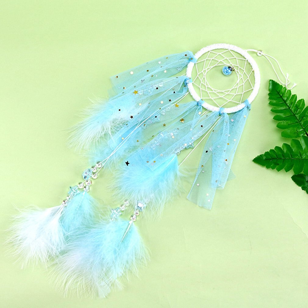 Dream Catchers For Bedroom Wall Hanging Decorations Led Dreamcatcher Home Ornaments With Led Lights Fantasy For Kids