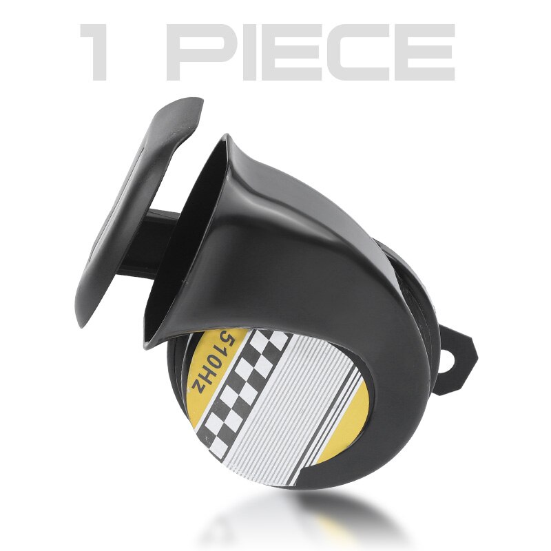 Sirena per clacson per motocicletta super rumorosa per auto camion moto impermeabile universale 12V DC 110db accessori per motociclette: 1 pezzo nero