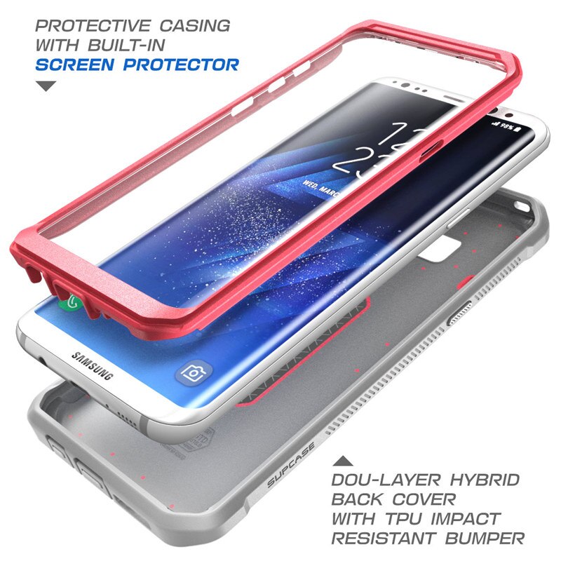 SUPCASE Cover For Samsung Galaxy S8 5.8 inch WITH Built-in Screen Protector Unicorn Beetle UB Pro Full-Body Rugged Holster Case