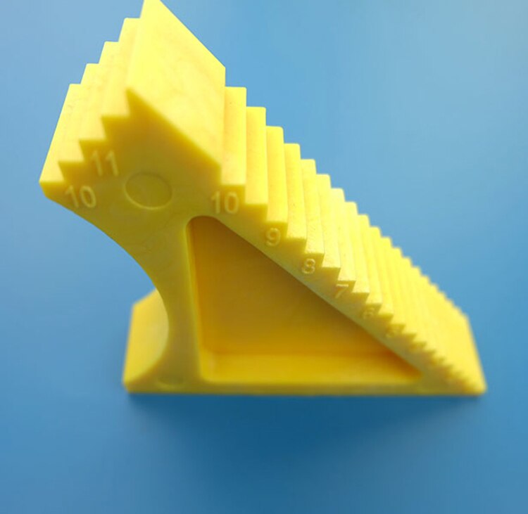 Règle de mesure de la hauteur du talon, outil de réparation de chaussures, outil de bricolage en cuir