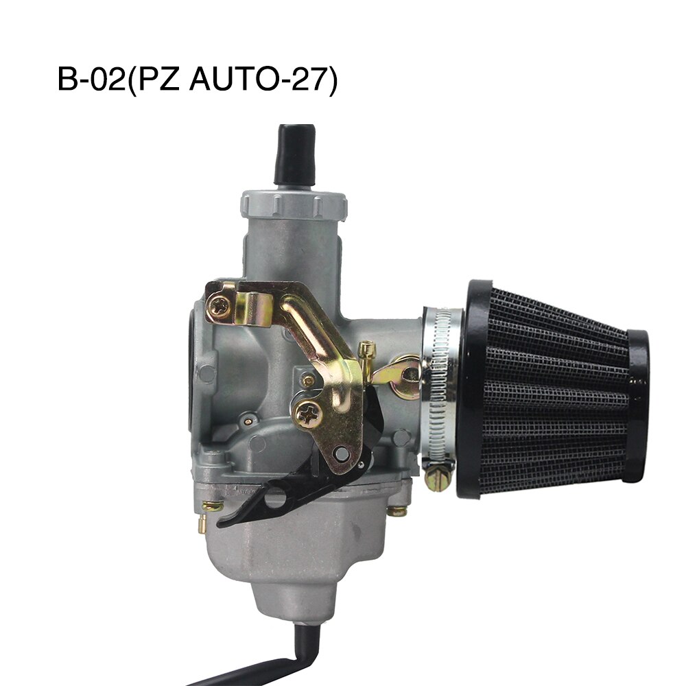 ZSDTRP PZ26 PZ27 PZ30 Carburetor Air Filter Auto/Hand Choke Lever for GY6 XR100R XR100 CRF100F XL100S Carb ATV Dirt Bike Go Kart:  PZ27 AUTO