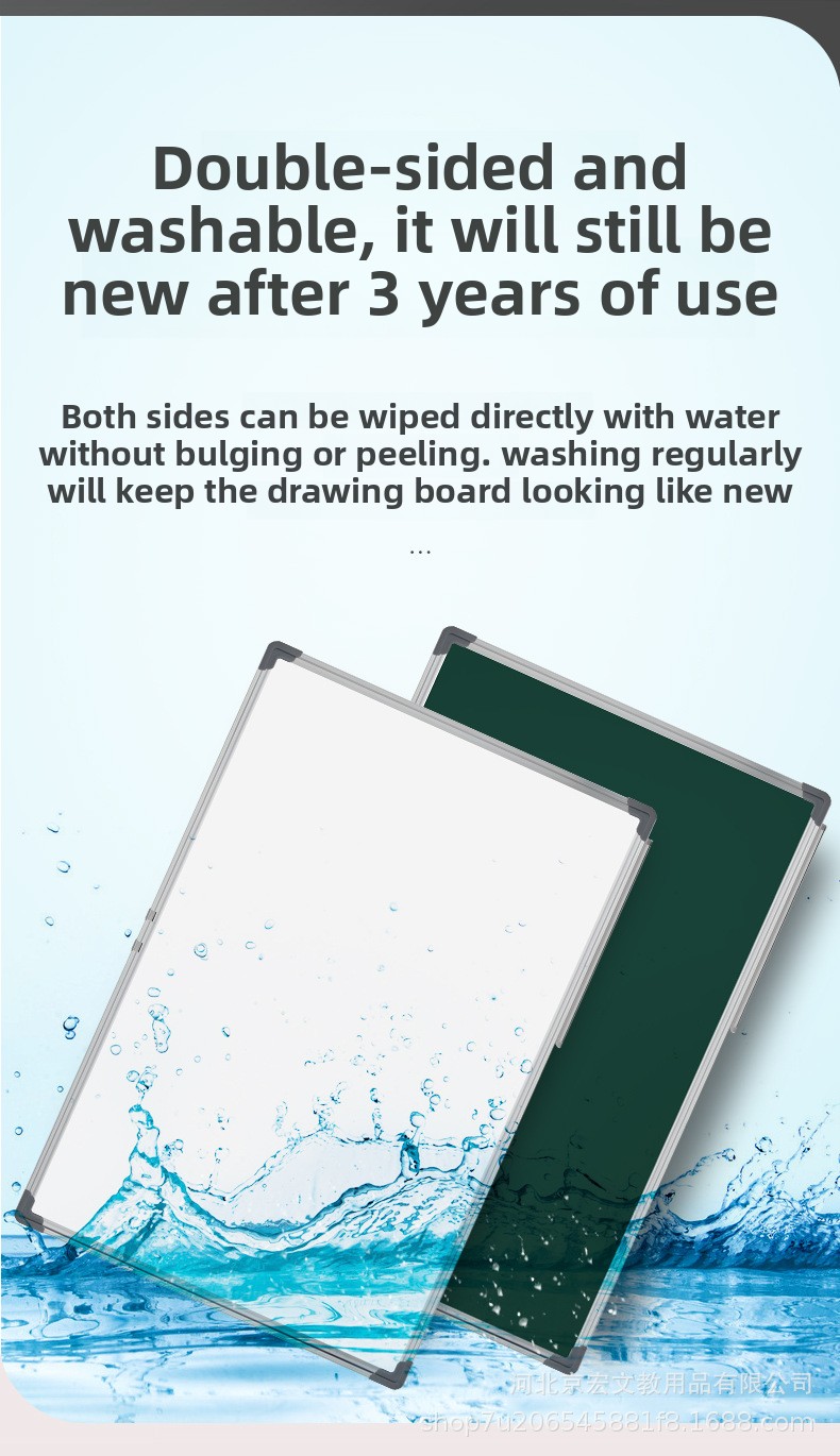 Lavagna magnetica Lavagna da appendere per l'insegnamento dell'ufficio domestico Lavagna cancellabile