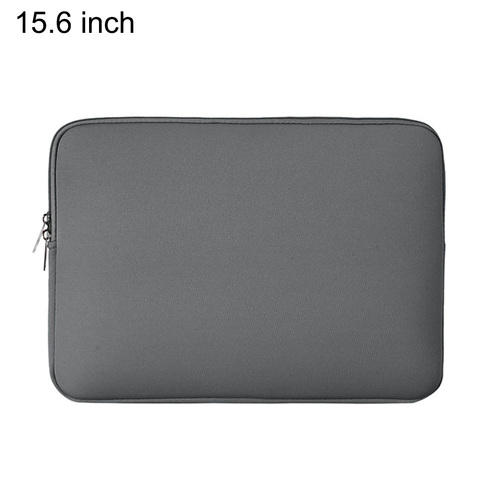 Laptop Beschermhoes Case Rits Nylon Computer Tassen Nylon Draagbare Tas Voor 15.6 Inches Slijtvaste Laptop Tas: Grijs
